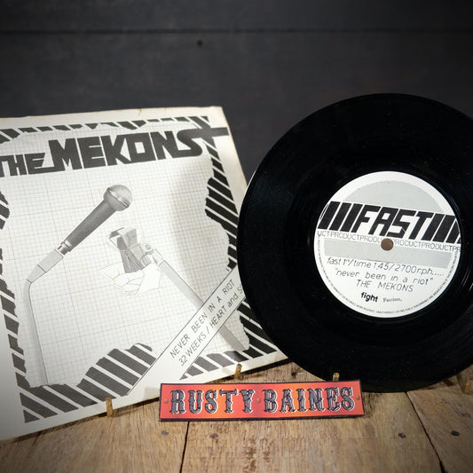 Record 7" Single, The Mekons - Never Been in a Riot