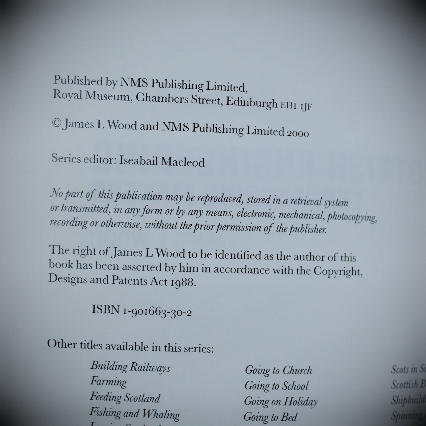 Scottish Engineering, The Machine Makers, James L Wood, 2000 Softcover