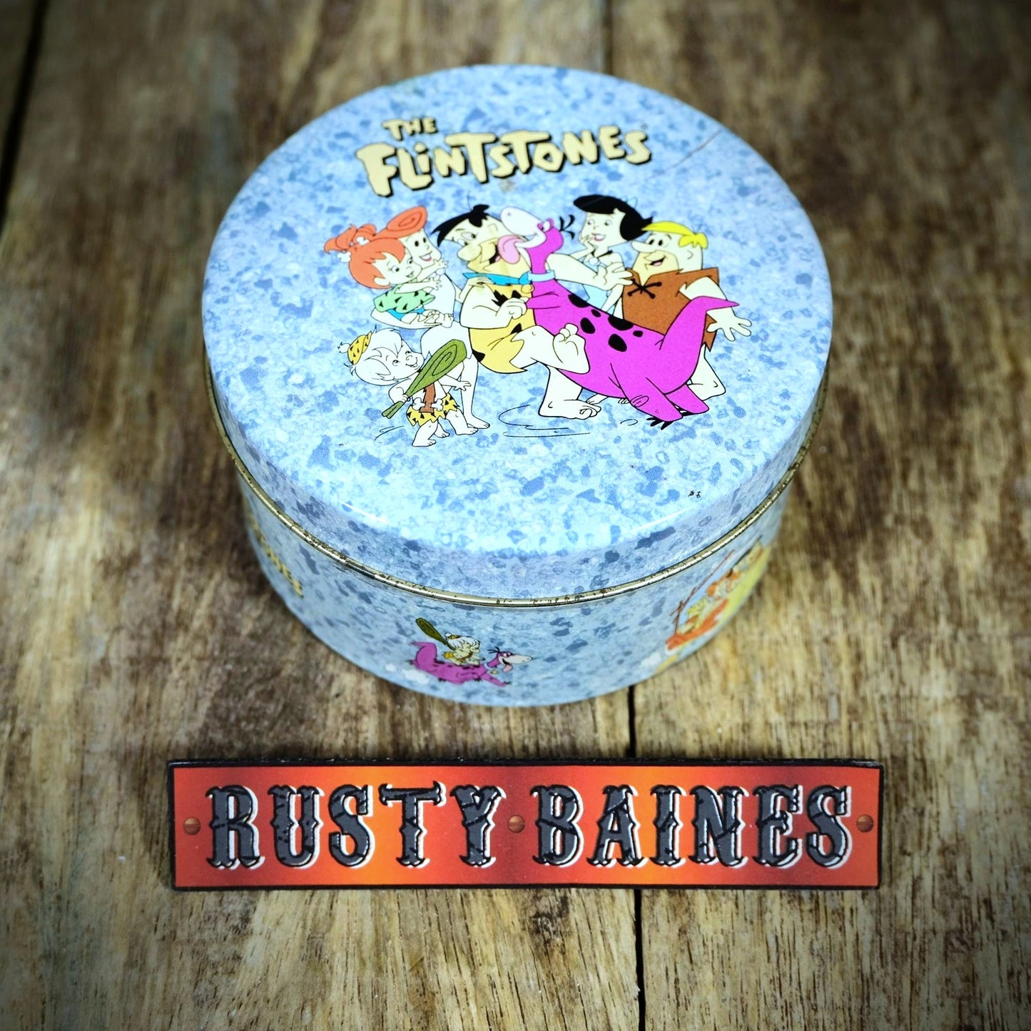 A 1990's Waltham Flintstones Watch in Original Tin