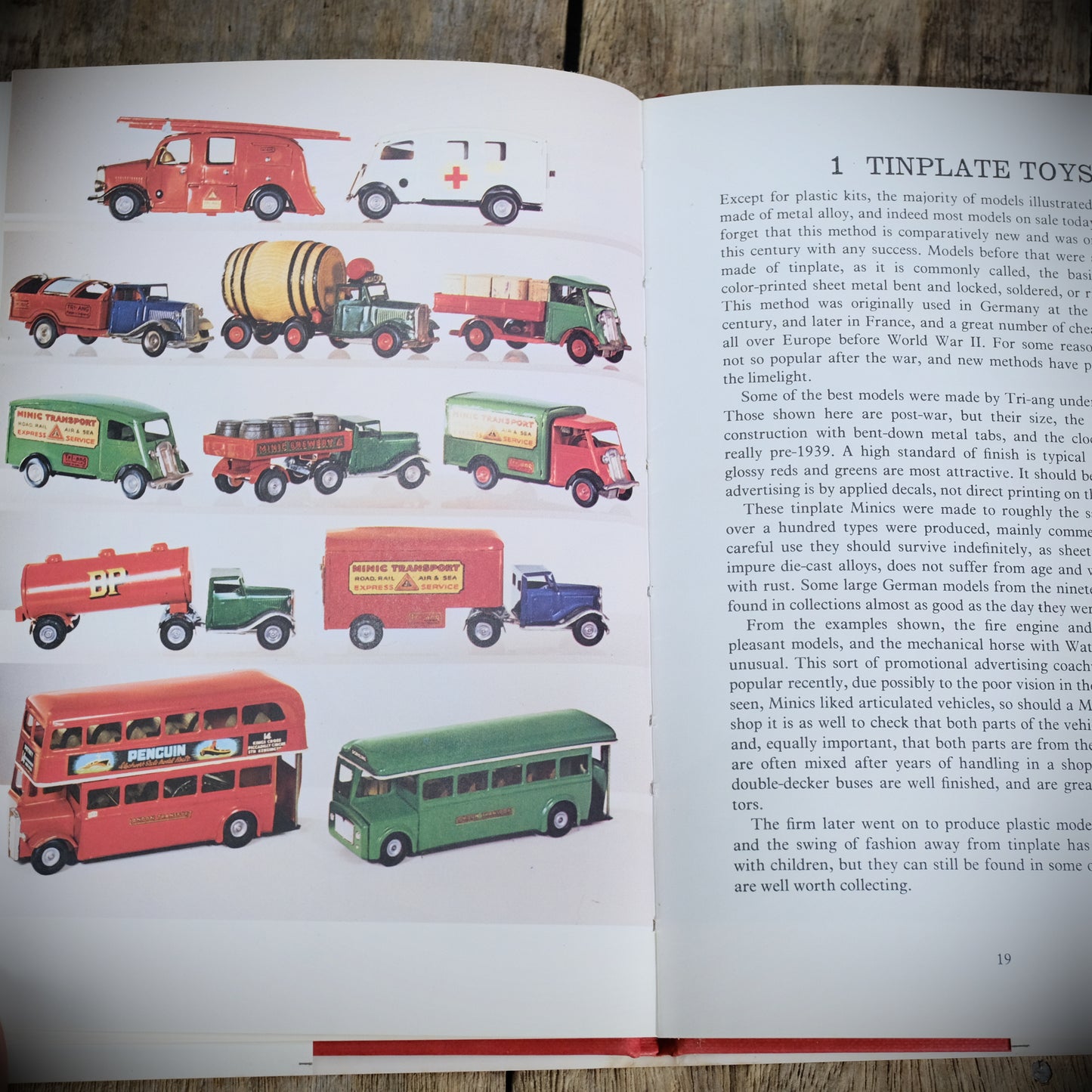Model Commercial Vehicles, Cecil Gibson, 1972 Hardcover, Vintage Diecast Toy Vans, Lorries, Tractors