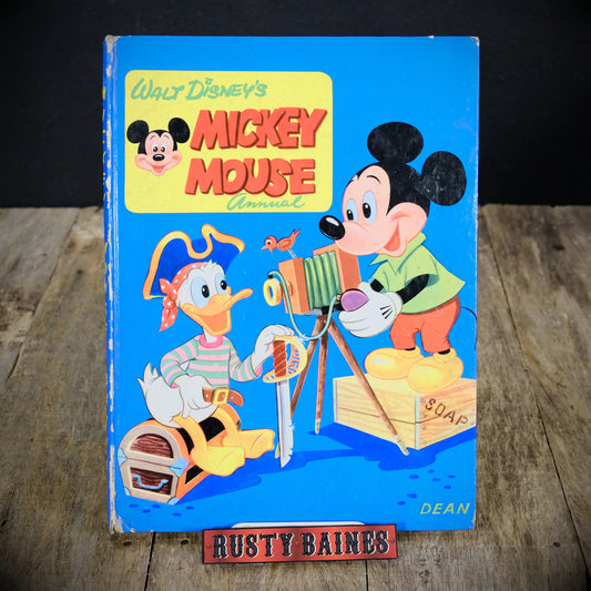 Walt Disney's Mickey Mouse Annual, Vintage Children's Hardcover