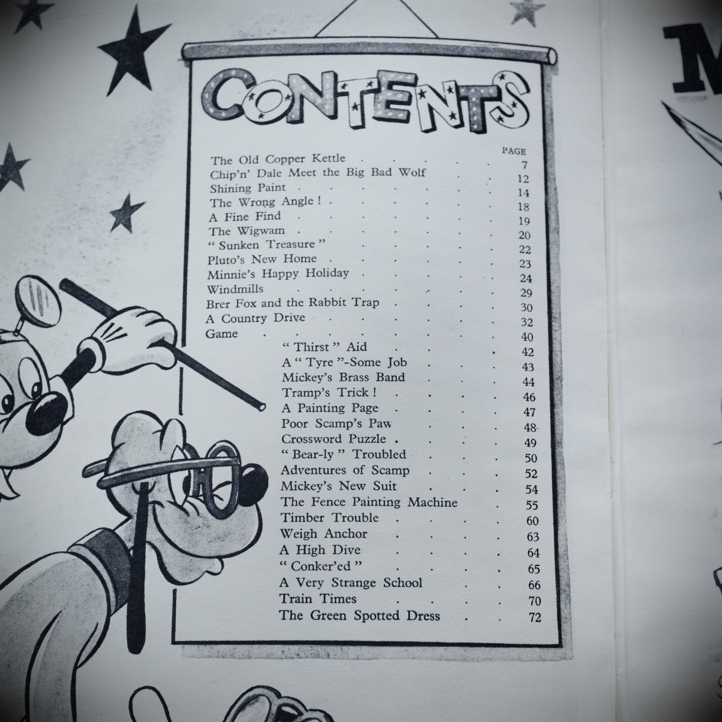 Walt Disney's Mickey Mouse Annual, Vintage Children's Hardcover