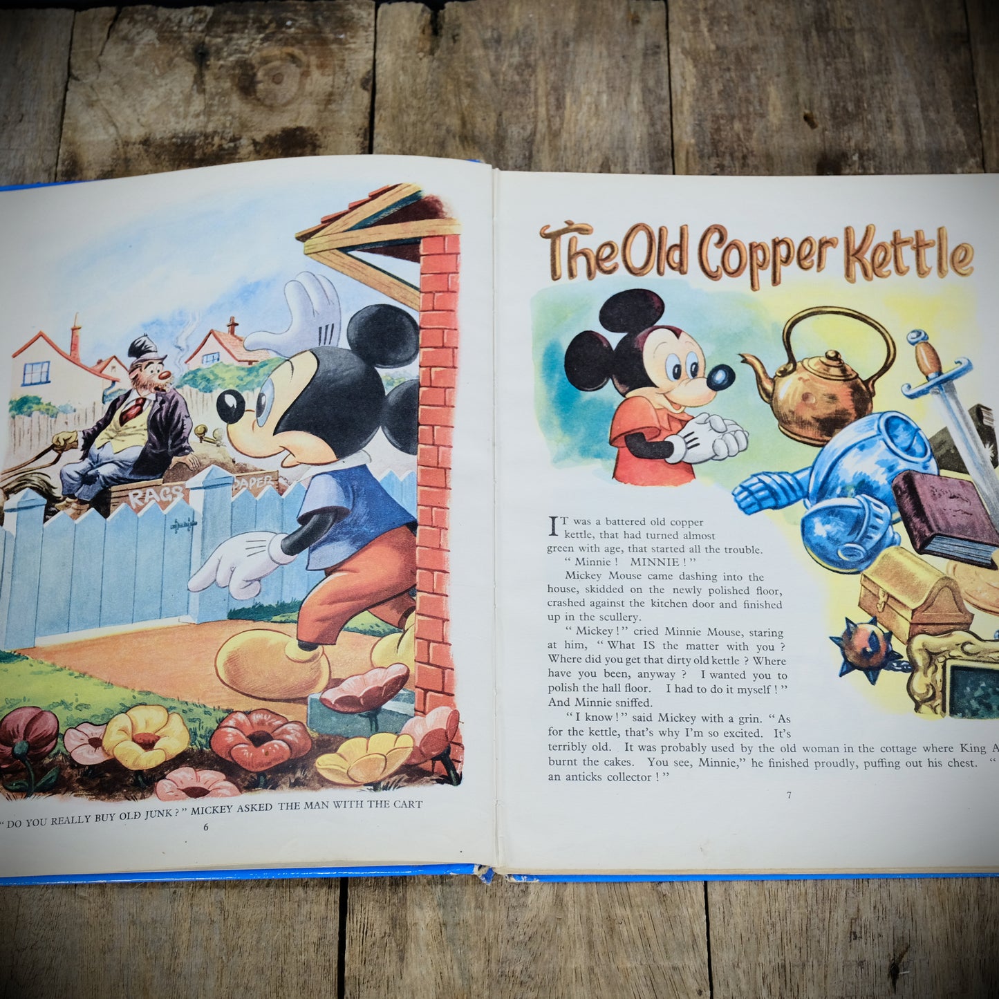 Walt Disney's Mickey Mouse Annual, Vintage Children's Hardcover