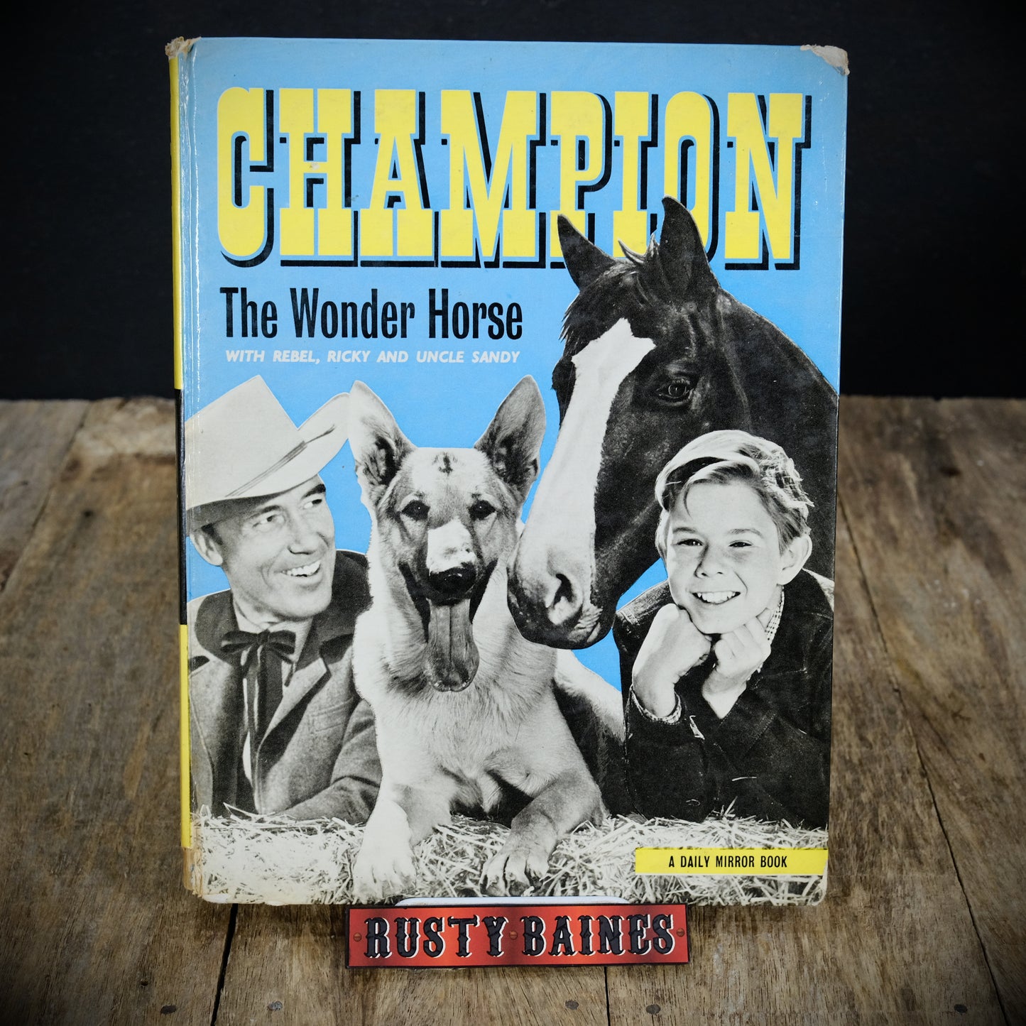 Champion the Wonder Horse, Daily Mirror 1958, Vintage Children's Hardcover