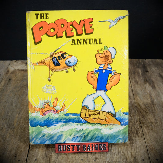 The Popeye Annual, Published 1960, Vintage Children's Hardcover