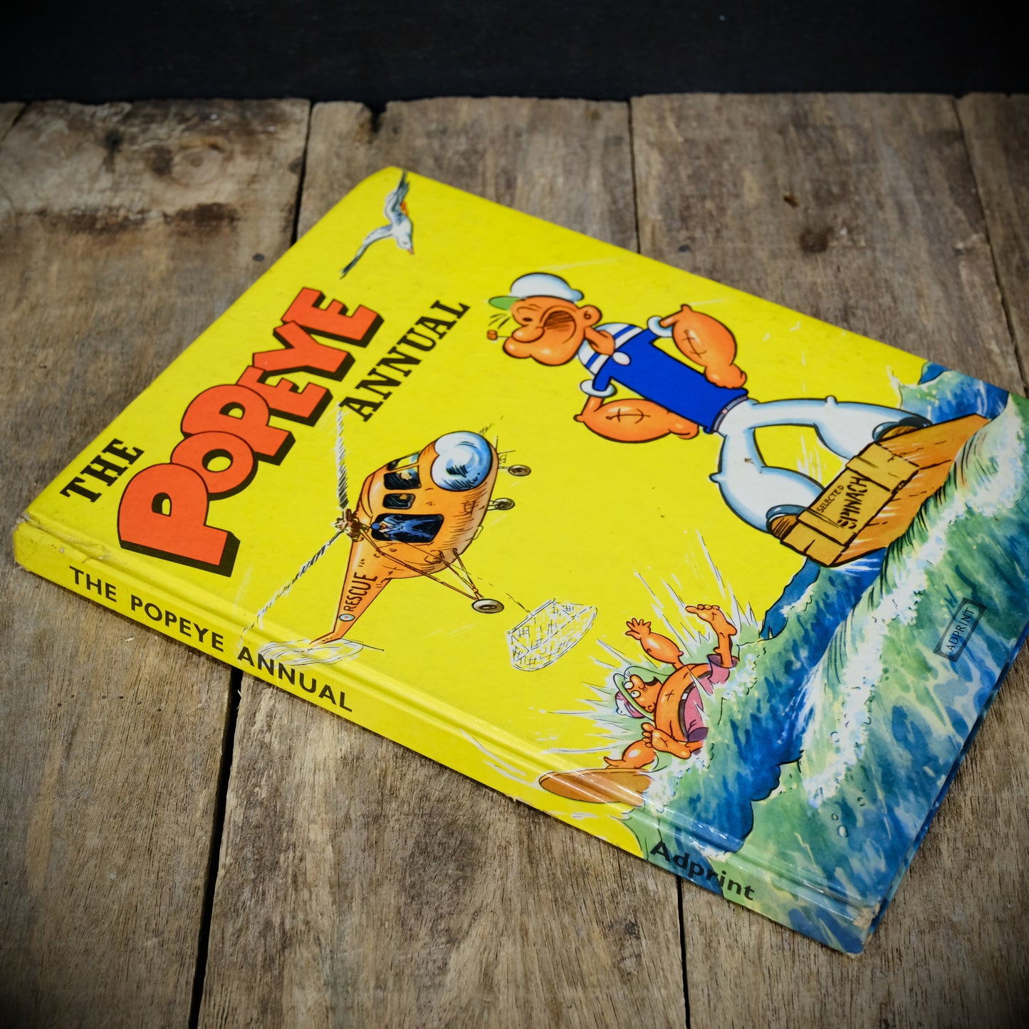 The Popeye Annual, Published 1960, Vintage Children's Hardcover