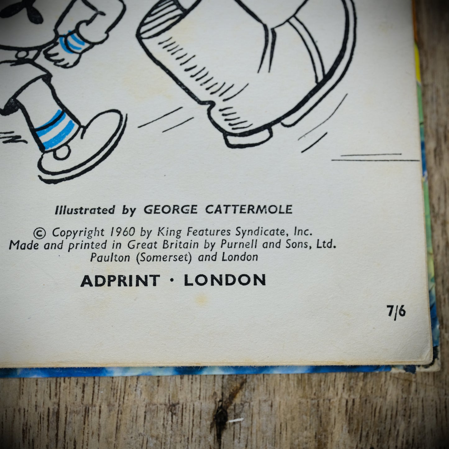 The Popeye Annual, Published 1960, Vintage Children's Hardcover