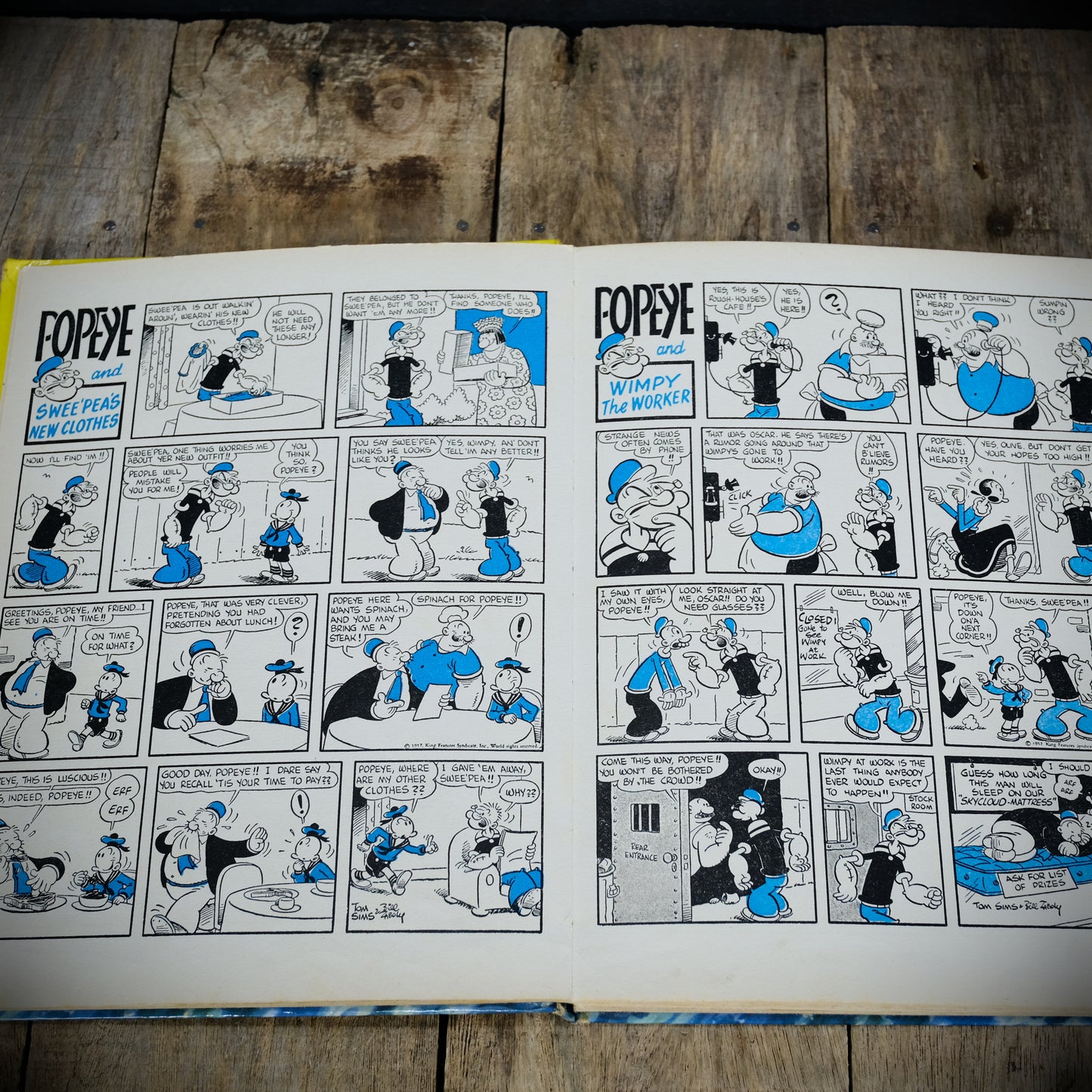 The Popeye Annual, Published 1960, Vintage Children's Hardcover