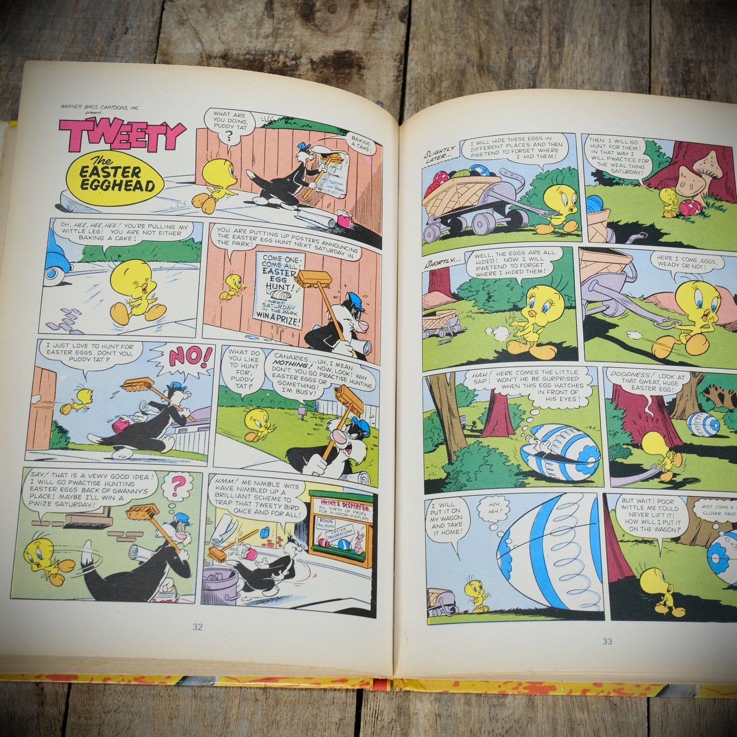 Bugs Bunny Television Picture Story Book, 1971/Vintage Hardcover Warner Bros Book