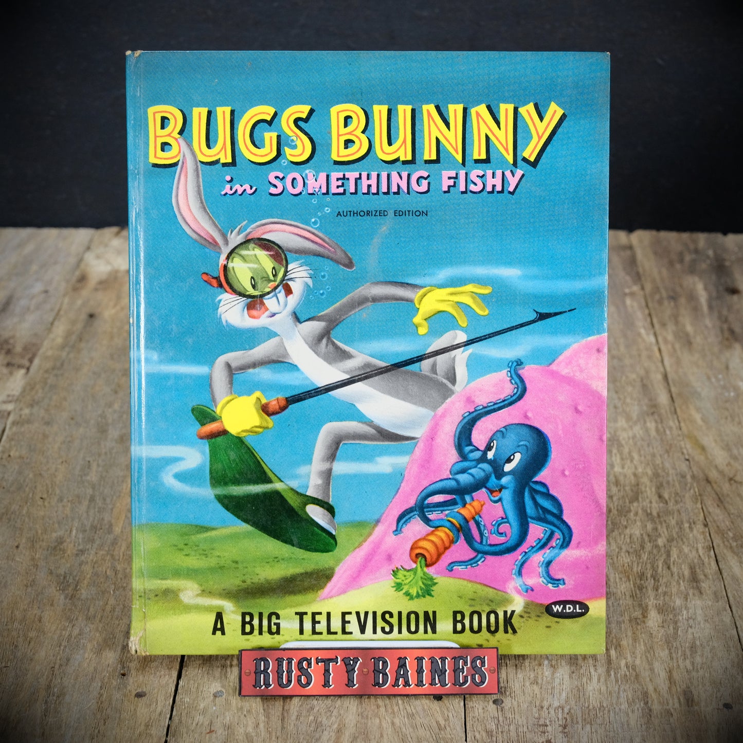 Bugs Bunny in Something Fishy, 1965/Vintage Hardcover Warner Bros Book