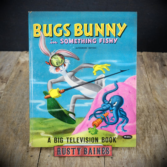 Bugs Bunny in Something Fishy, 1965/Vintage Hardcover Warner Bros Book
