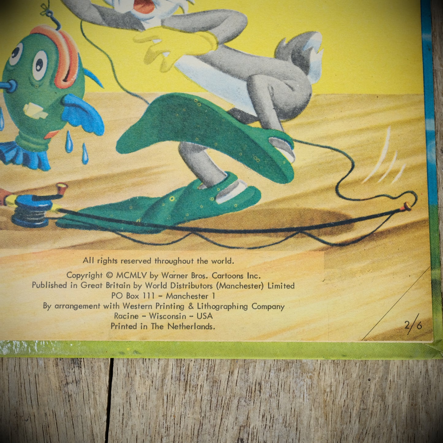 Bugs Bunny in Something Fishy, 1965/Vintage Hardcover Warner Bros Book