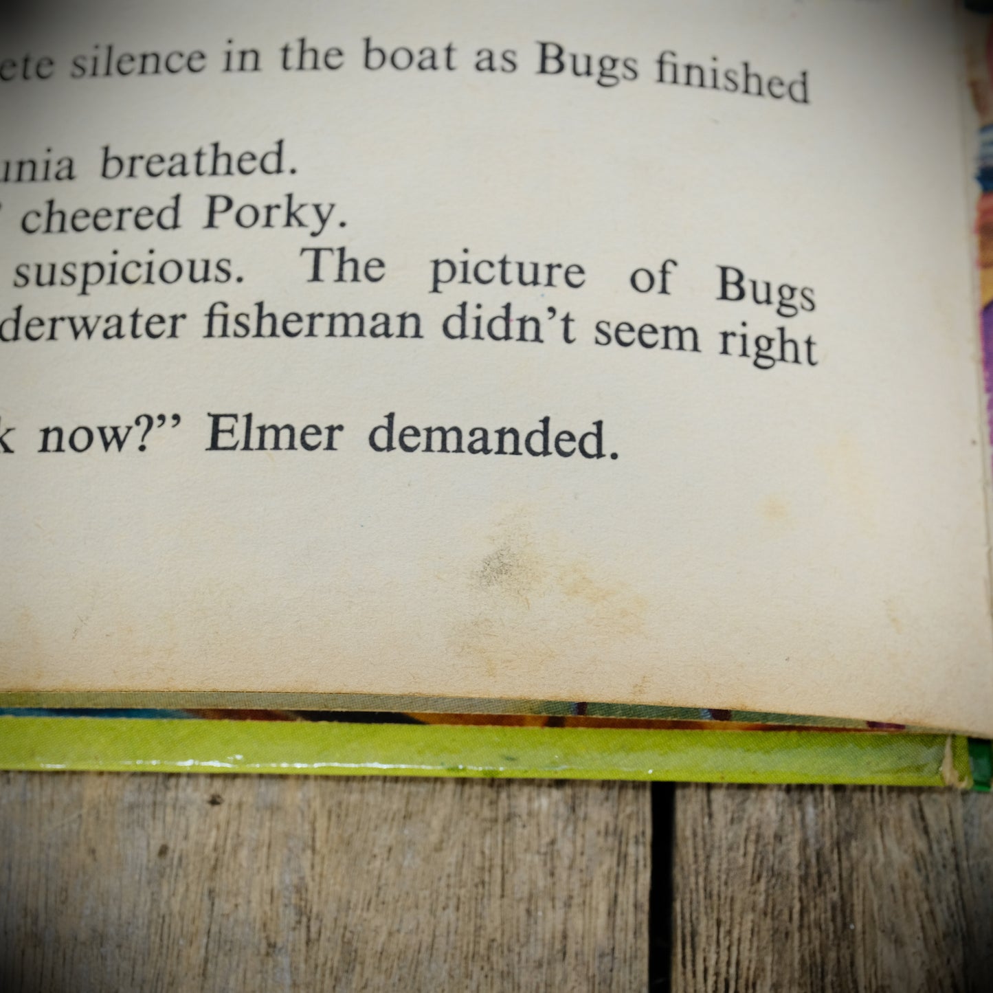 Bugs Bunny in Something Fishy, 1965/Vintage Hardcover Warner Bros Book