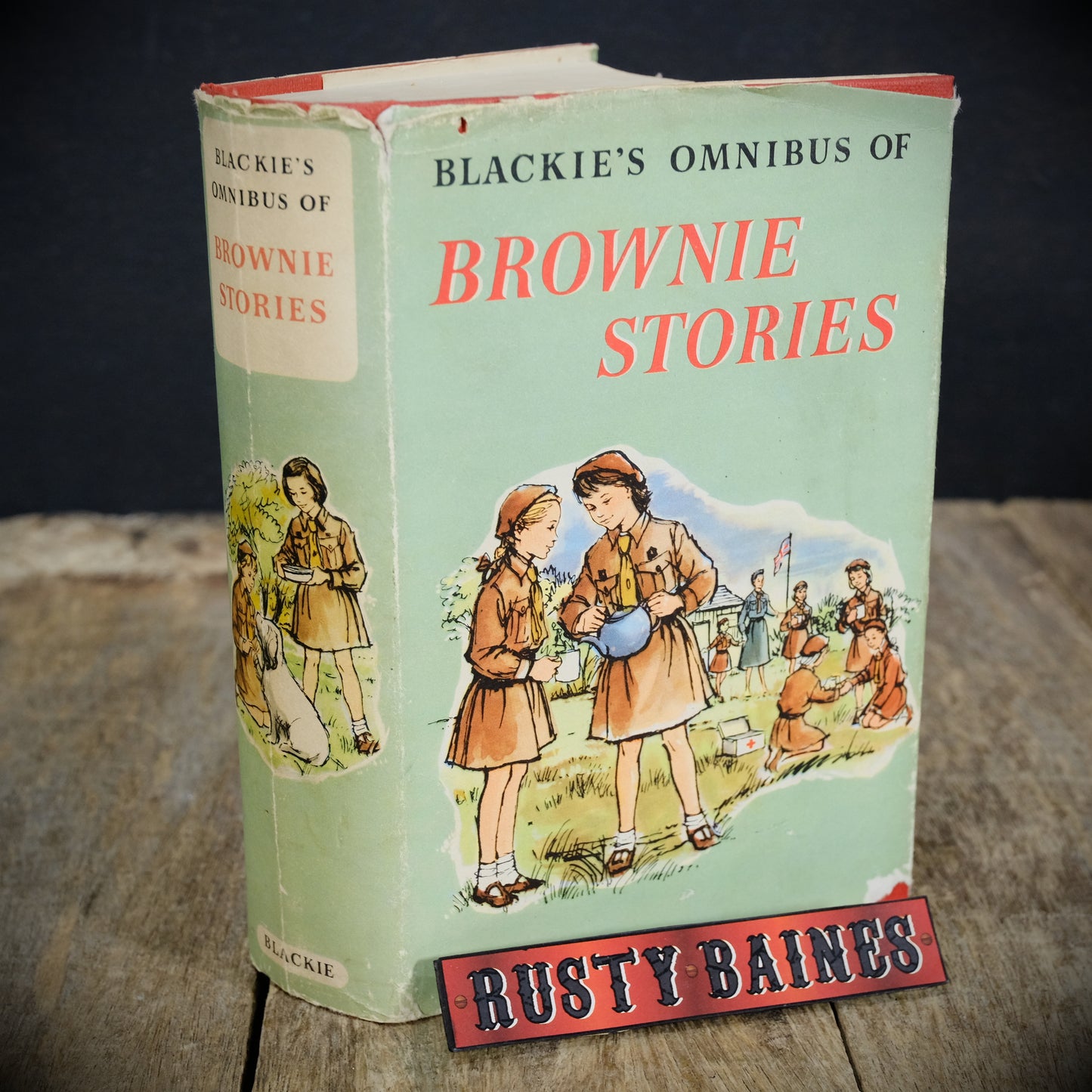 Blackie's Omnibus of Brownie Stories, Undated Mid Century Children's Hardcover