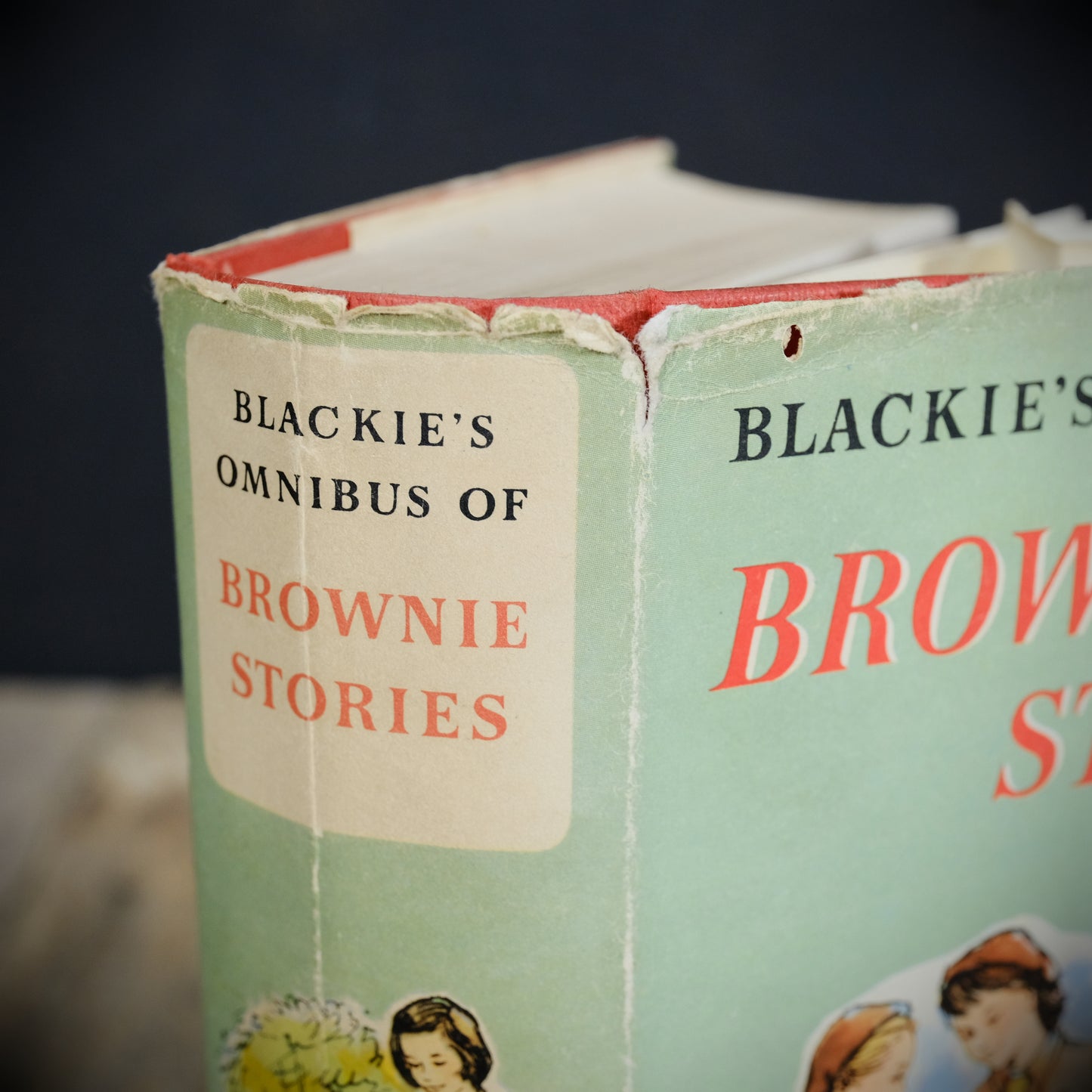 Blackie's Omnibus of Brownie Stories, Undated Mid Century Children's Hardcover