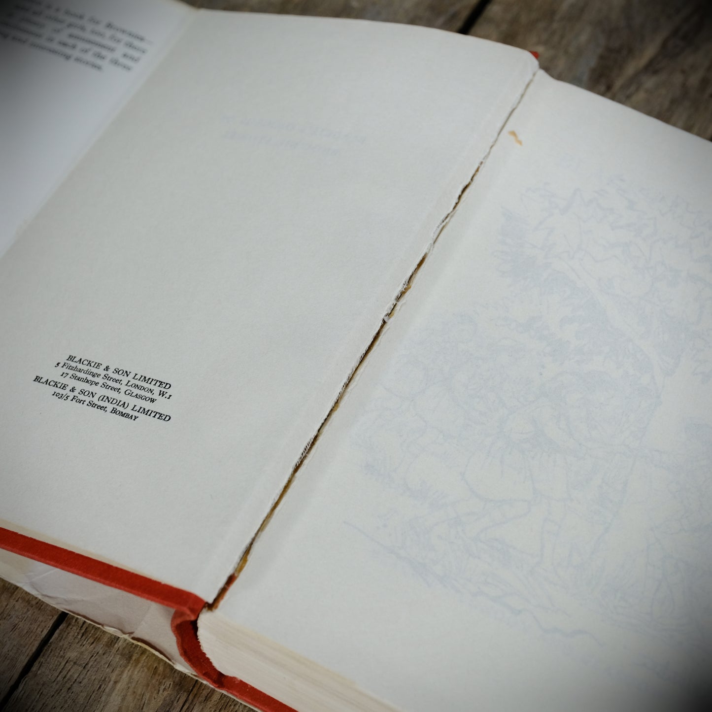 Blackie's Omnibus of Brownie Stories, Undated Mid Century Children's Hardcover