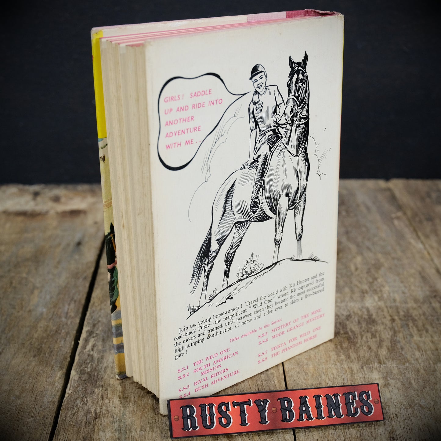 Kit Hunter Show Jumper in Fiesta for Wild One, Peter Grey, 1960 Children's Hardcover