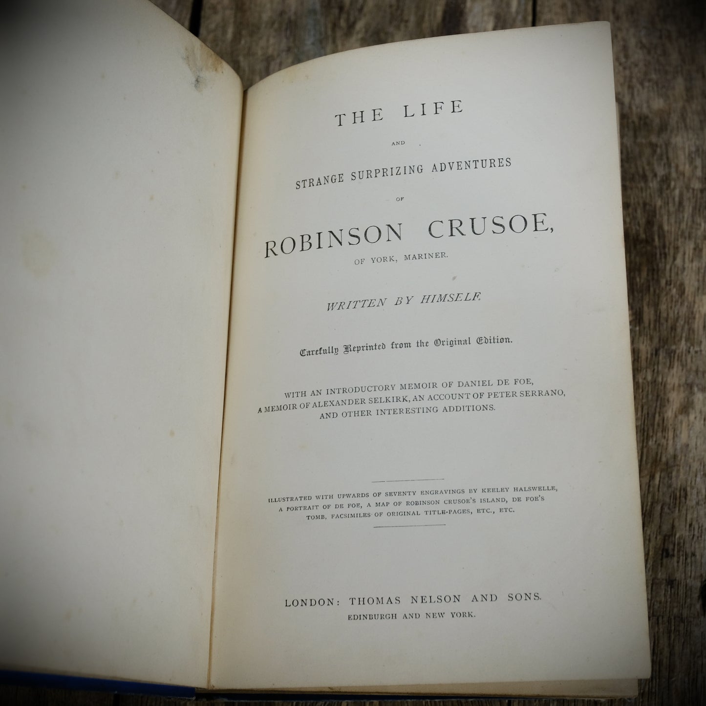 The Life and Surprizing Adventures of Robinson Crusoe of York, Mariner, Undated Victorian Hardcover