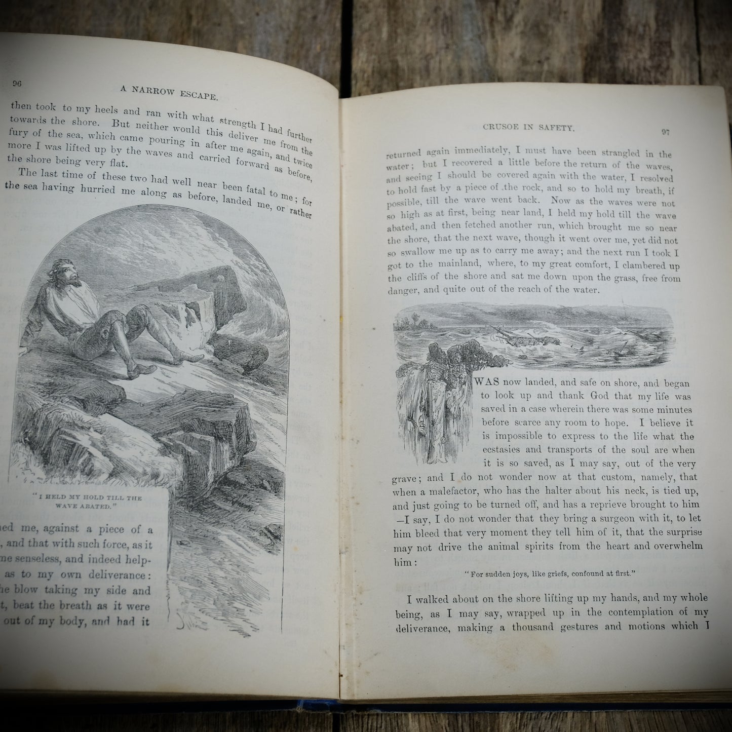 The Life and Surprizing Adventures of Robinson Crusoe of York, Mariner, Undated Victorian Hardcover