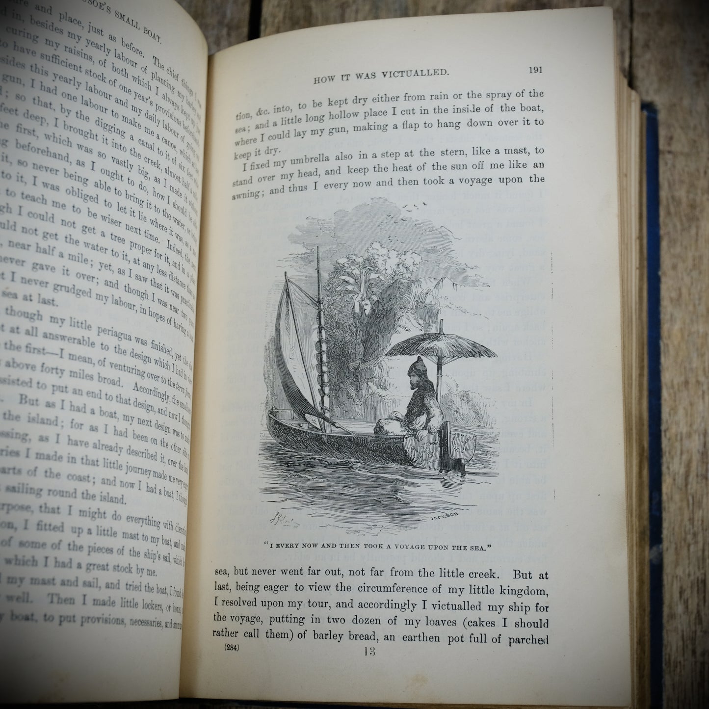 The Life and Surprizing Adventures of Robinson Crusoe of York, Mariner, Undated Victorian Hardcover