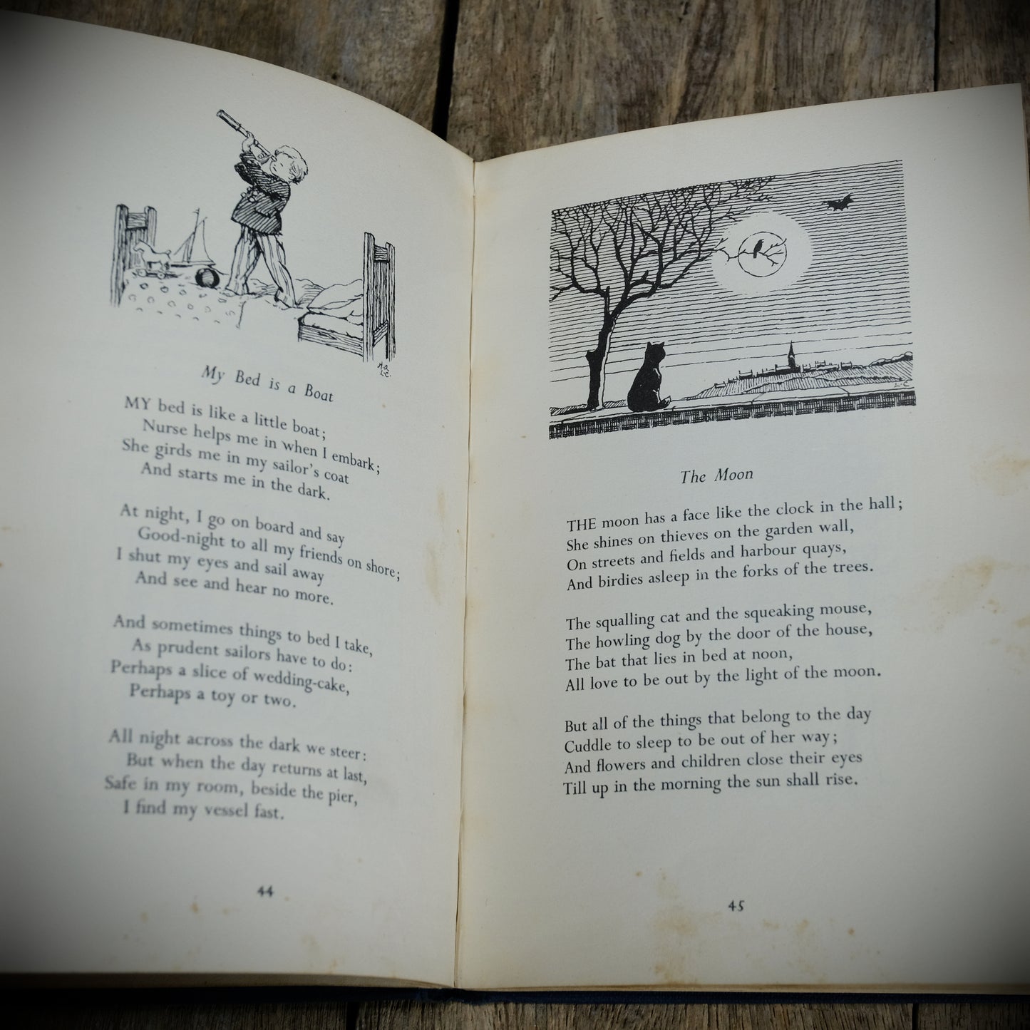 A Child's Garden of Versus, Robert Louis Stevenson, 1953 Illustrated Hardcover