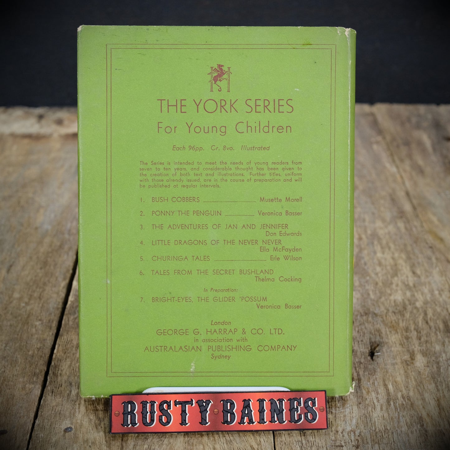Tales from the Secret Bushland, Thelma Cocking, 1952 Children's Australian Hardcover