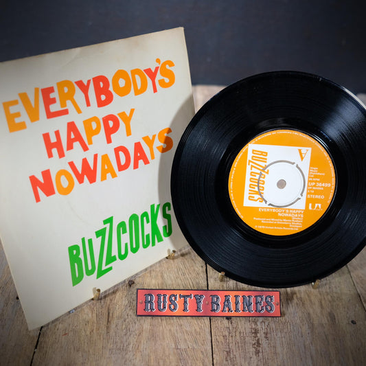 Record 7" Single, Buzzcocks - Everybody's Happy Nowadays