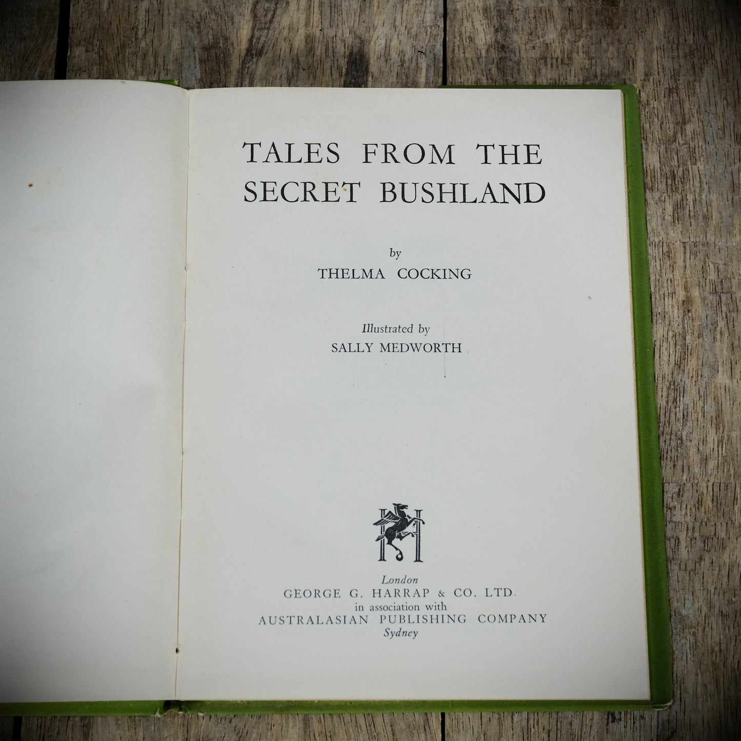 Tales from the Secret Bushland, Thelma Cocking, 1952 Children's Australian Hardcover