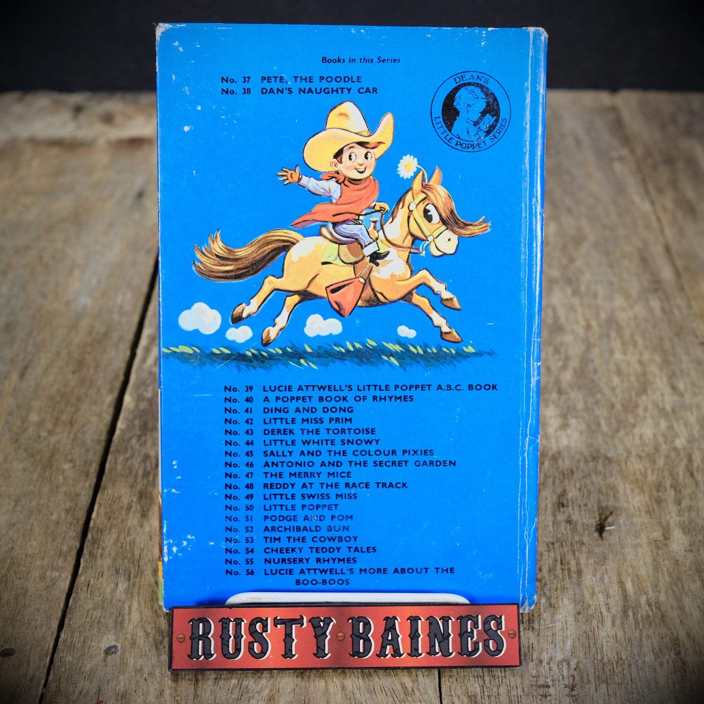 Tim the Cowboy, Roland Davies, Vintage 1970 Children's Hardcover Book