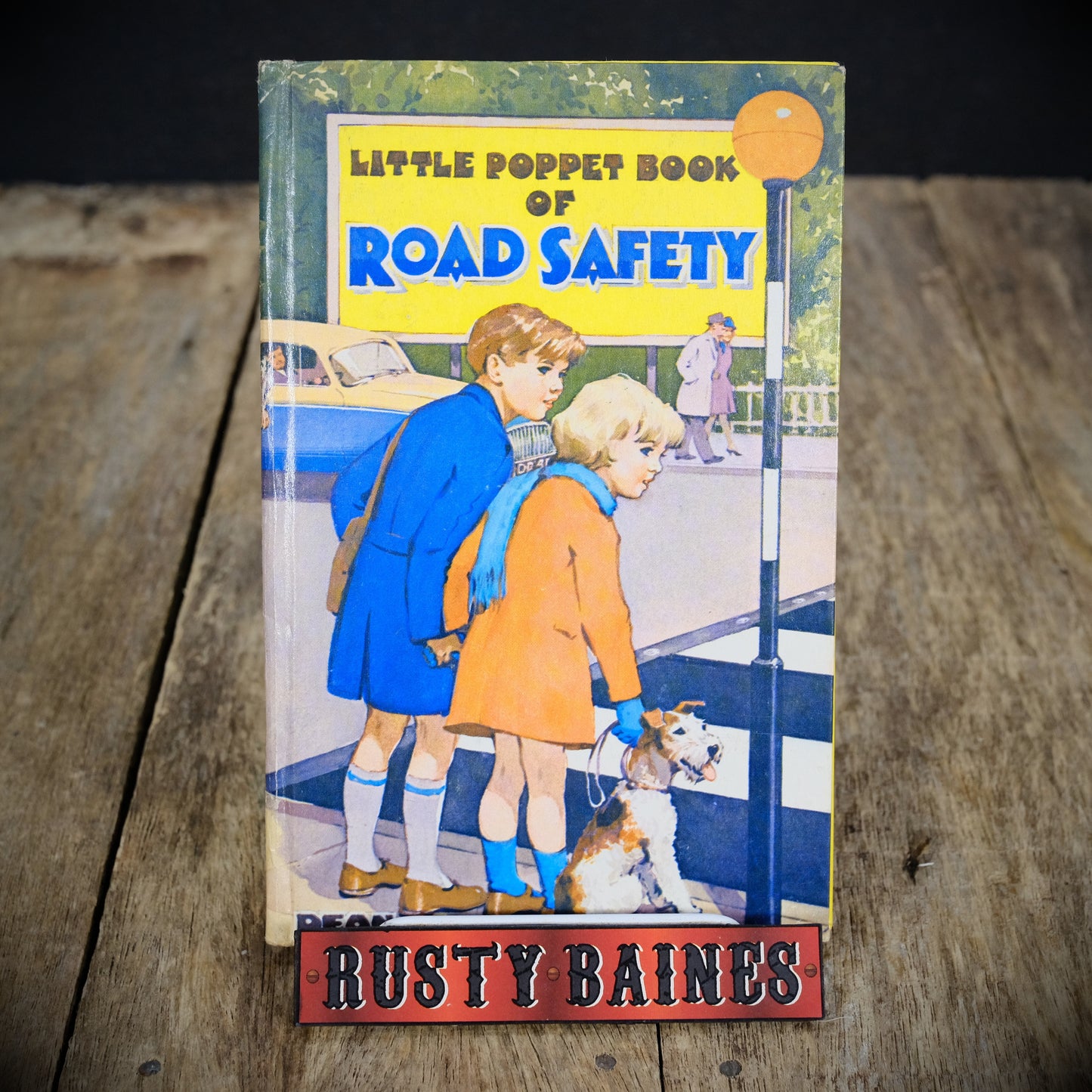 Little Poppet Book of Road Safety, Vintage 1966 Children's Book, Hardcover, Cars, Bicycles Etc.