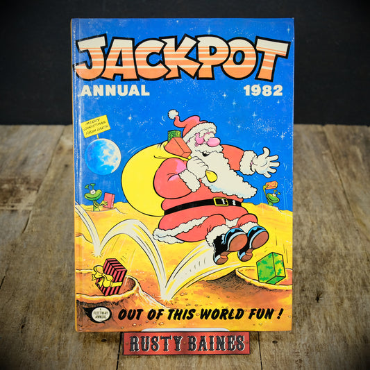 Jackpot Annual 1982, Fleetway Hardcover, Full O Beans, Sherlock Jnr, The Incredible Sulk