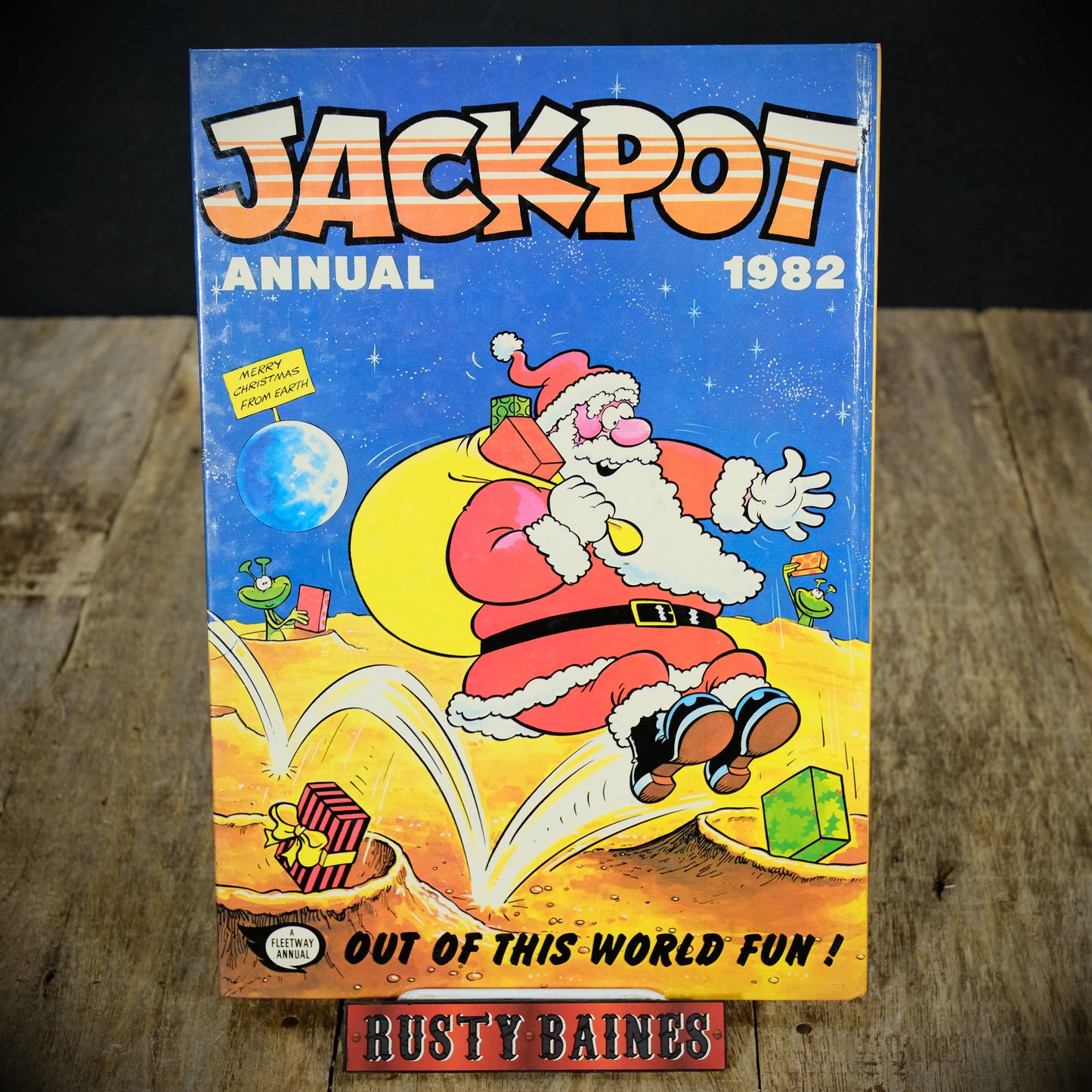Jackpot Annual 1982, Fleetway Hardcover, Full O Beans, Sherlock Jnr, The Incredible Sulk