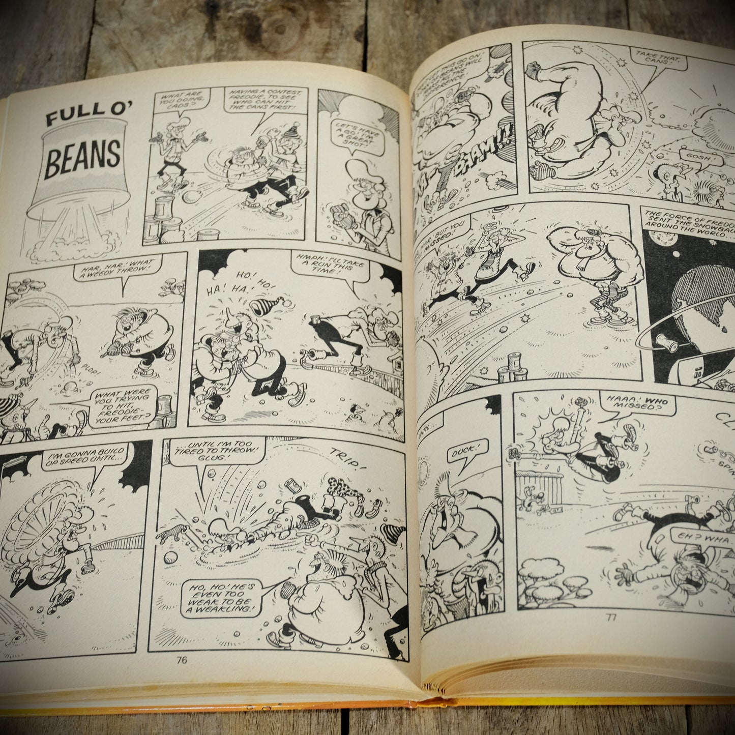 Jackpot Annual 1982, Fleetway Hardcover, Full O Beans, Sherlock Jnr, The Incredible Sulk