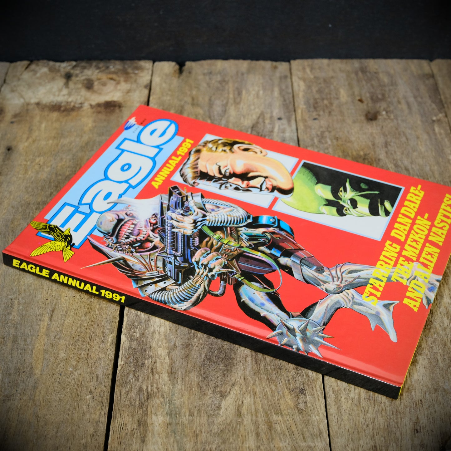 Eagle 1991 Annual, Hardcover, Dan Dare, Computer Warrior, Doomlord