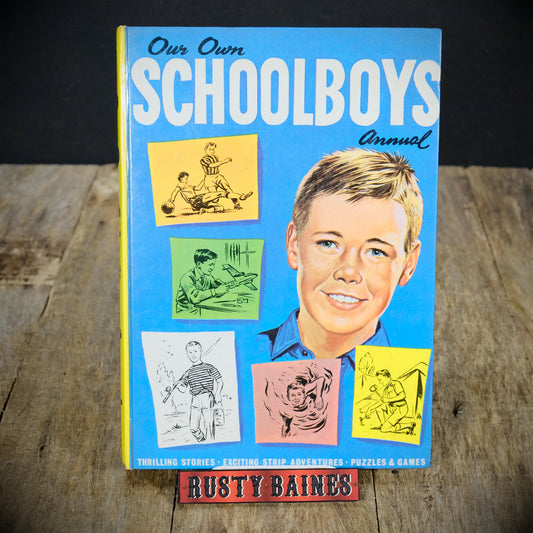 Our Own Schoolboys 1964/65 Annual, Hardcover, Adventure, Sports, Space Stories