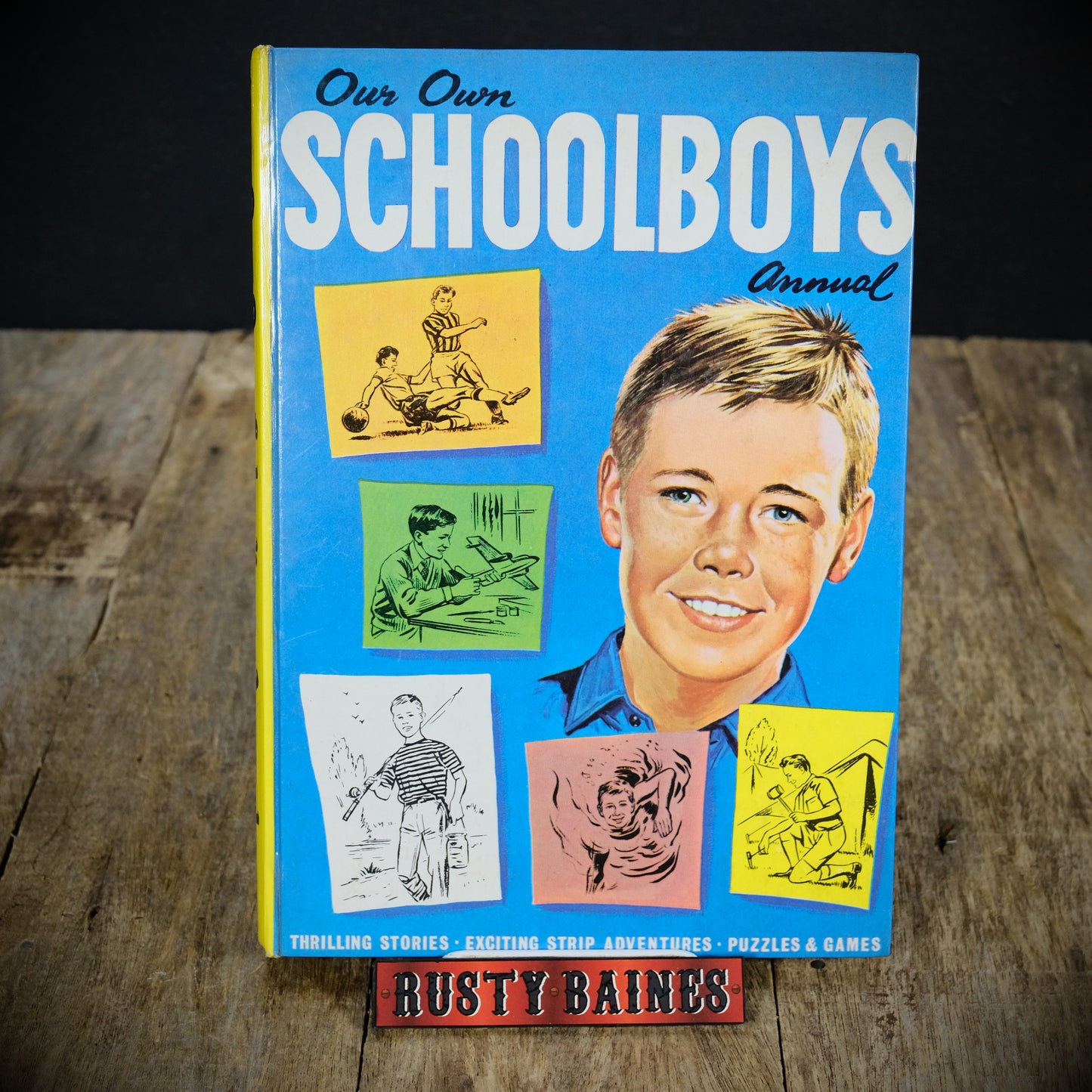 Our Own Schoolboys 1964/65 Annual, Hardcover, Adventure, Sports, Space Stories