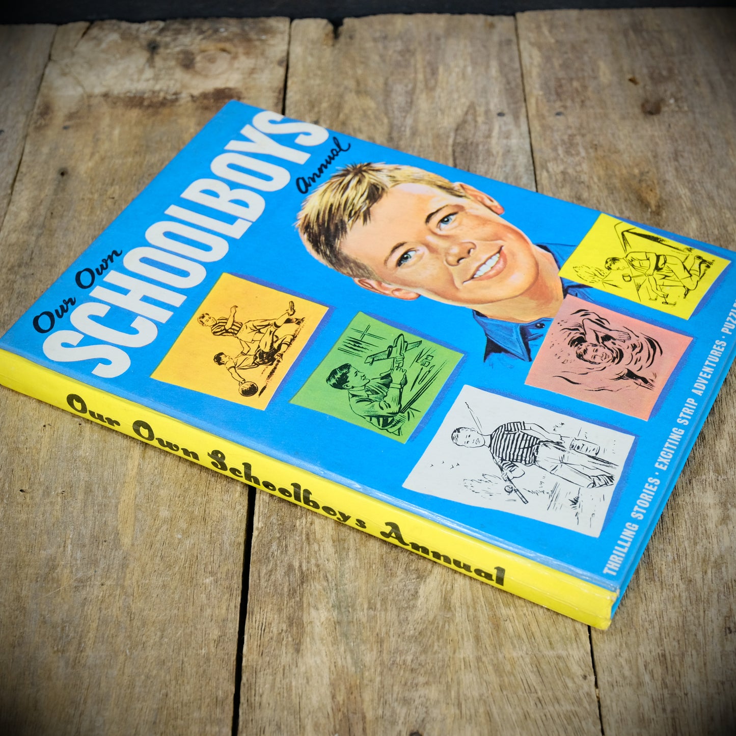 Our Own Schoolboys 1964/65 Annual, Hardcover, Adventure, Sports, Space Stories