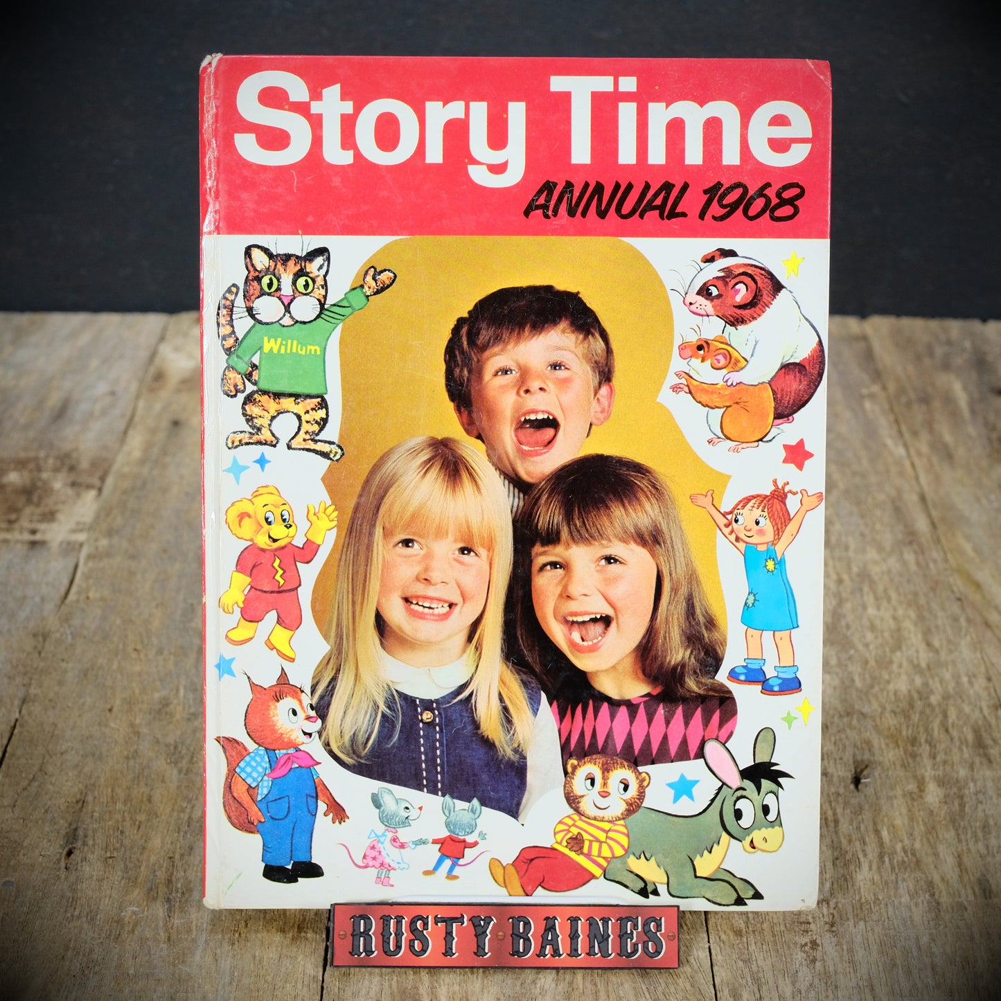 Story Time 1968 Annual, Hardcover, Riverbank Tales, Super Bear