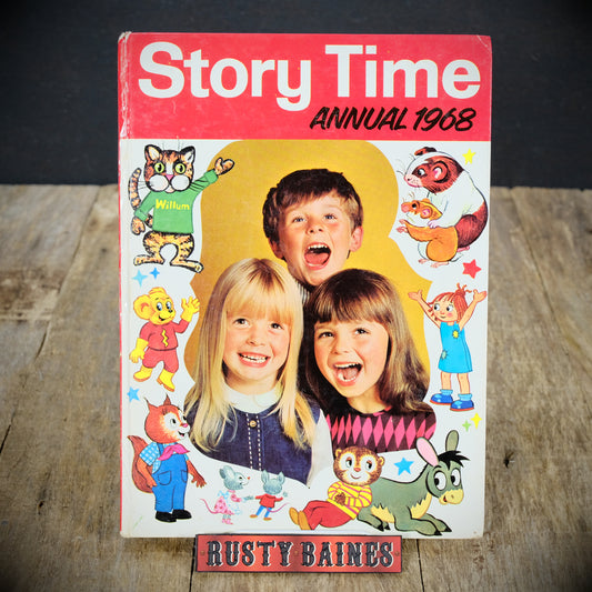 Story Time 1968 Annual, Hardcover, Riverbank Tales, Super Bear