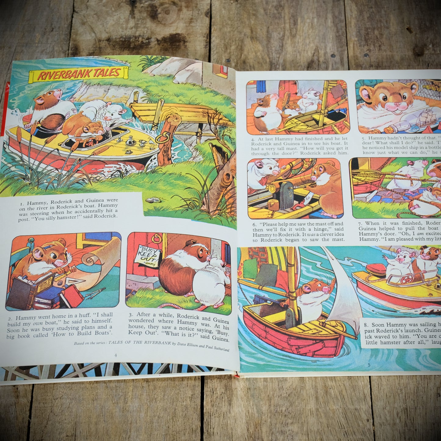 Story Time 1968 Annual, Hardcover, Riverbank Tales, Super Bear