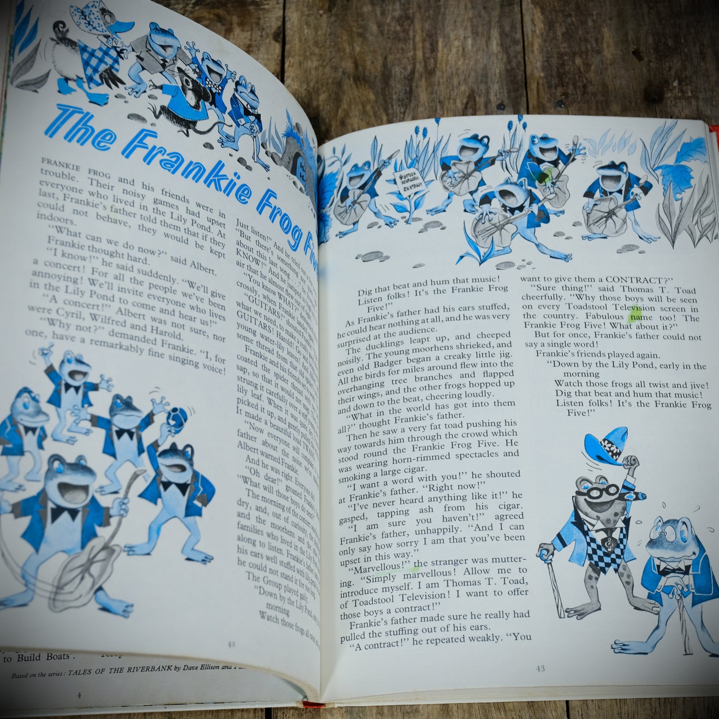 Story Time 1968 Annual, Hardcover, Riverbank Tales, Super Bear