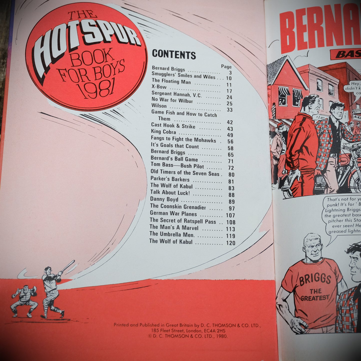 The Hotspur Book for Boys, 1981 Annual, Hardcover