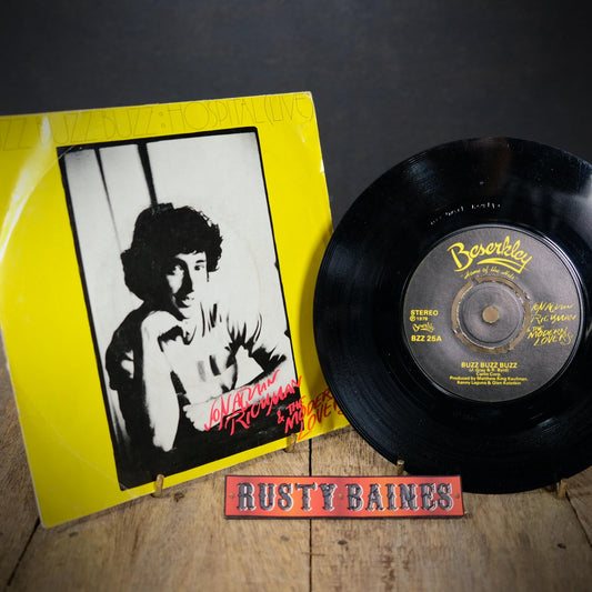 Record 7" Single, Jonathan Richman & The Modern Lovers- Buzz Buzz Buzz