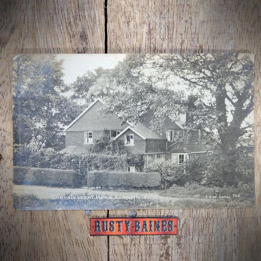 Postcard, Limpsfield Convalescent Home, Surrey, 1921 Real Photo