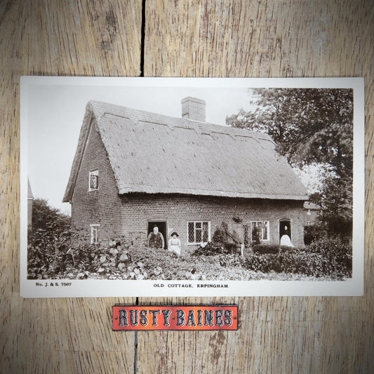 Postcard, Erpingham Thatched Cottage, House Real Photo