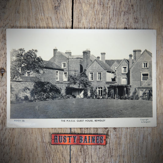 Postcard, Bewdley M.A.S.U. Guest House, Real Photo