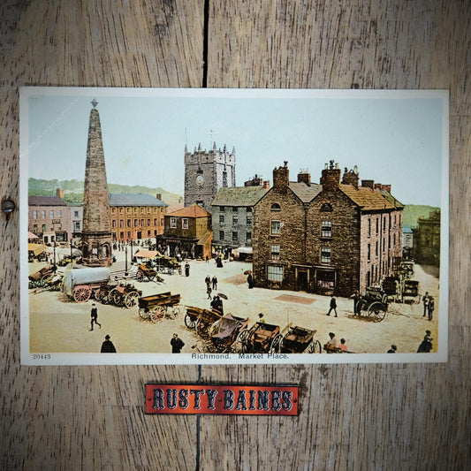 Postcard, Richmond Market Place, Early 1900's, Printed