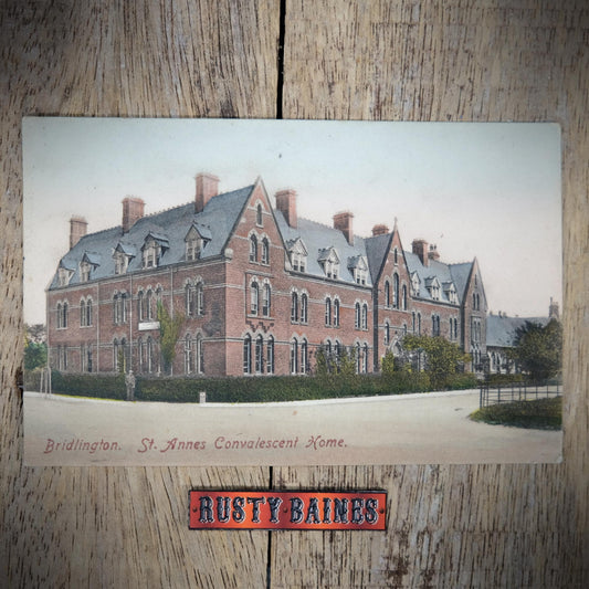 Postcard, Bridlington St Annes Convalescent Home, Printed