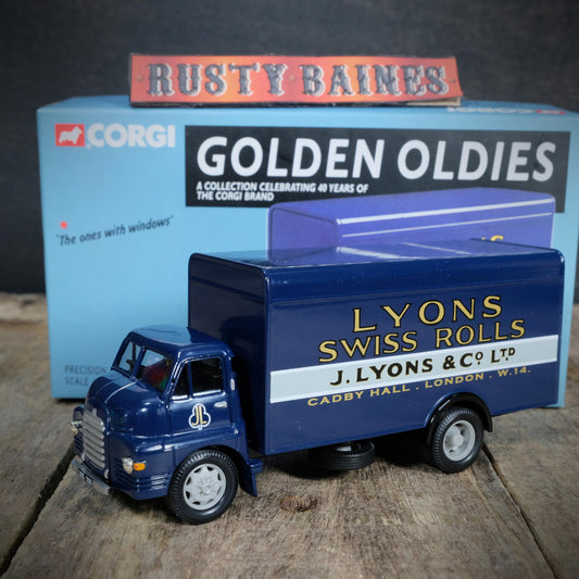 Corgi Golden Oldies, Bedford S Van Wagon Lorry, Lyons Swiss Rolls, Boxed