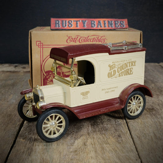 ERTL Ford Model T Van Money-Box, Brooks Shaw & Son Old Country Store Livery
